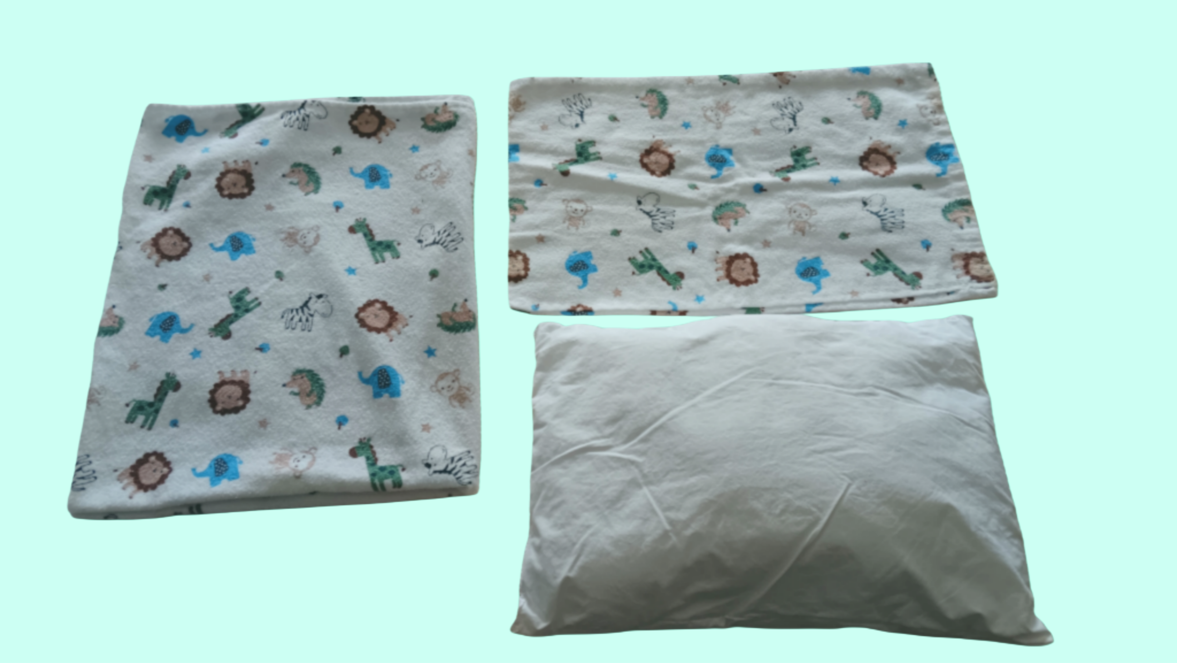 Kit oreiller - taie d'oreiller et couverture en flanelle