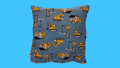 Coussin décoratif camion construction