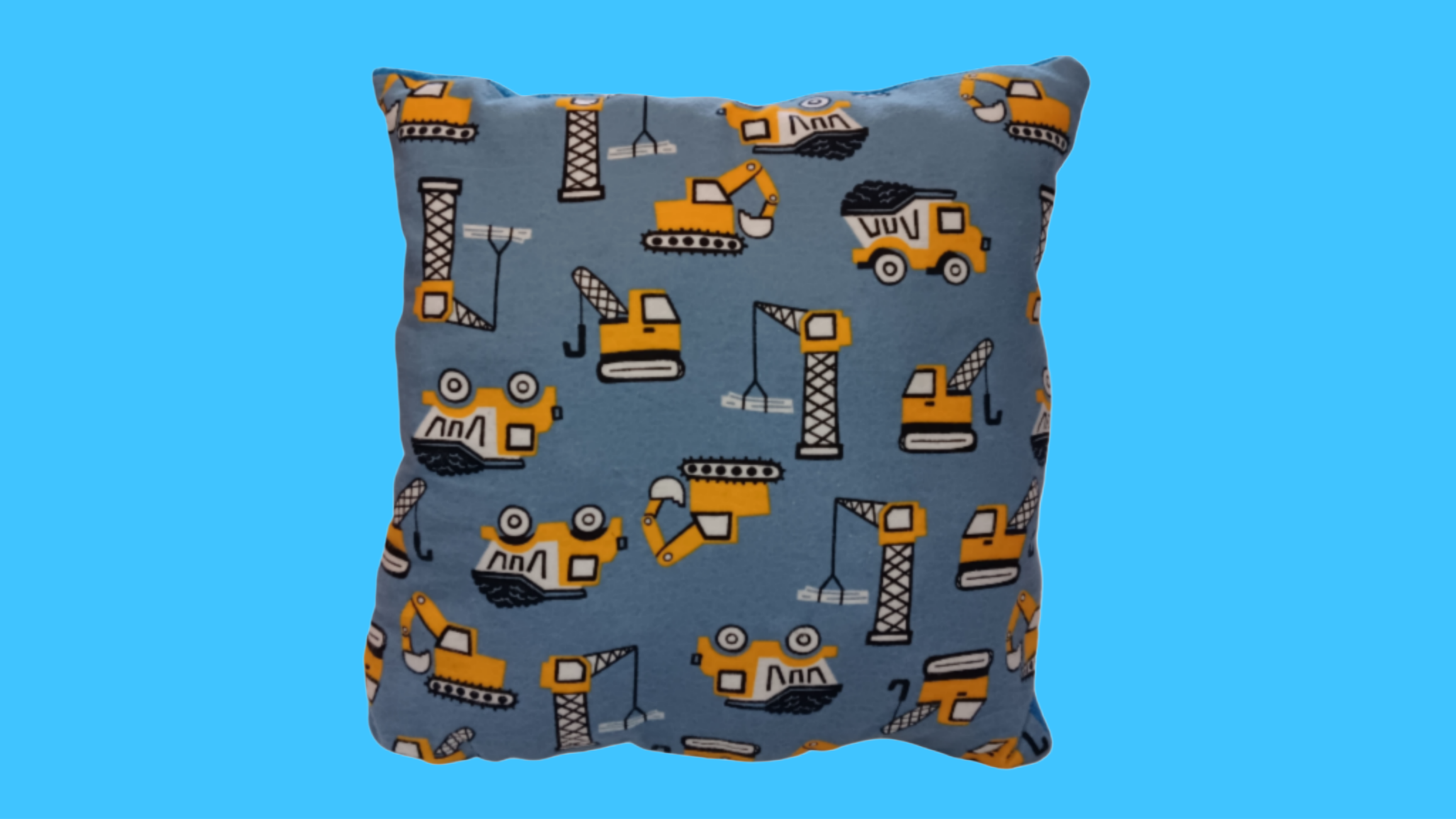 Coussin décoratif camion construction