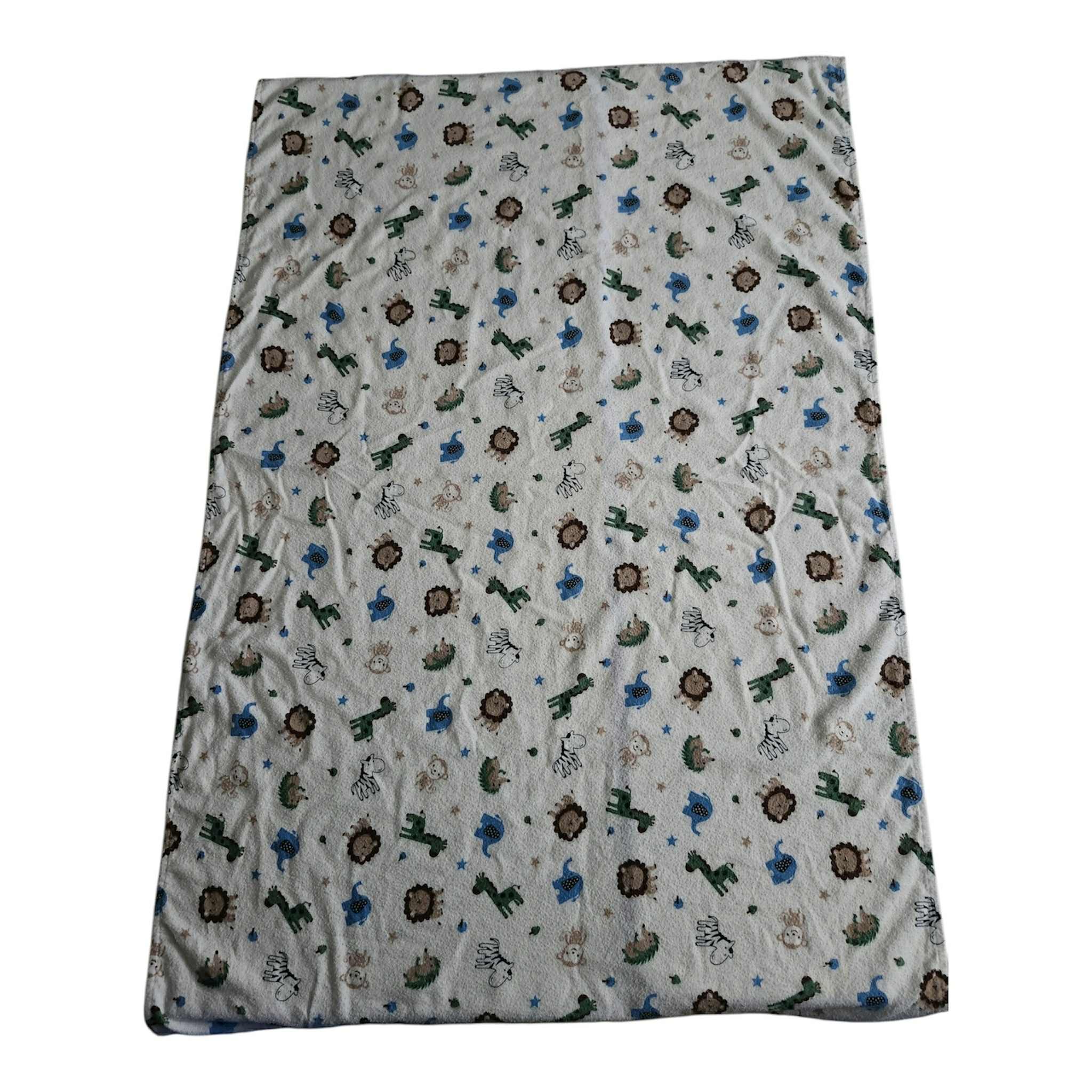 Couverture en flanelle animaux de safari  32''x 50''